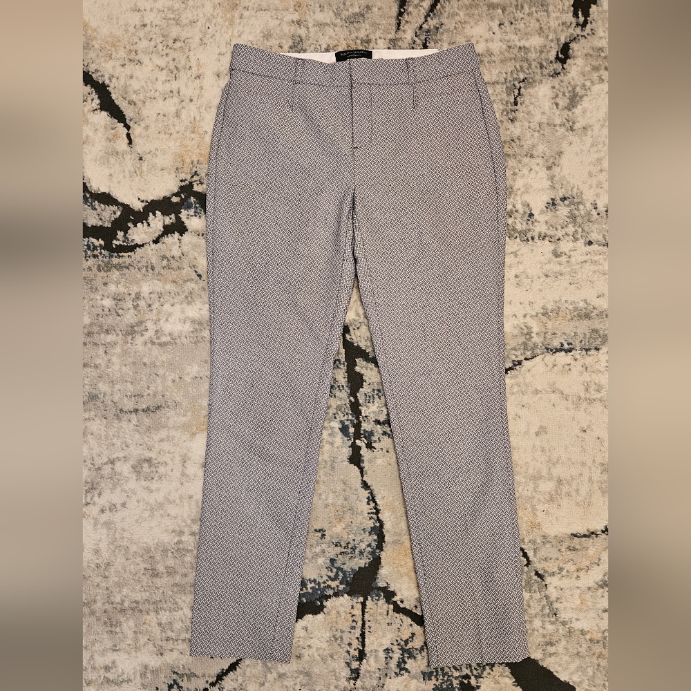 Banana Republic Printed Sloan Curvy Pants size 2